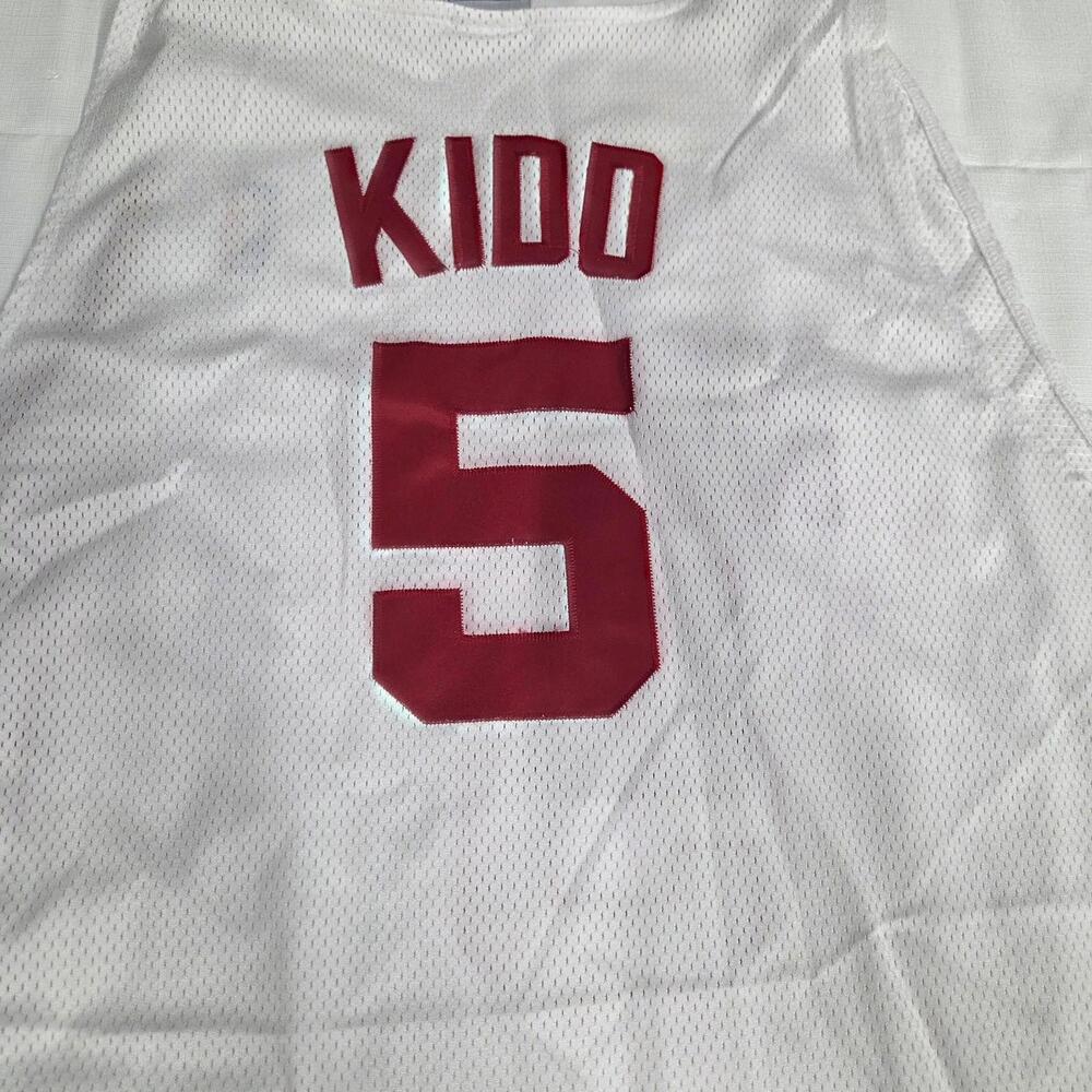 Vintage New Jersey Nets Basketball Jersey Mens 56 White NBA Jason Kidd Reebok - Picture 8 of 8